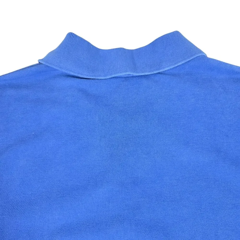 Polo Ralph Lauren Embroidered Polo Bear Mesh Shirt Royal Blue Mens Size XLT